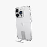 Premium Clear Case with Aluminium Stand iPhone 14 Pro