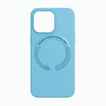 iPhone Leather Magsafe Case - Sky Blue