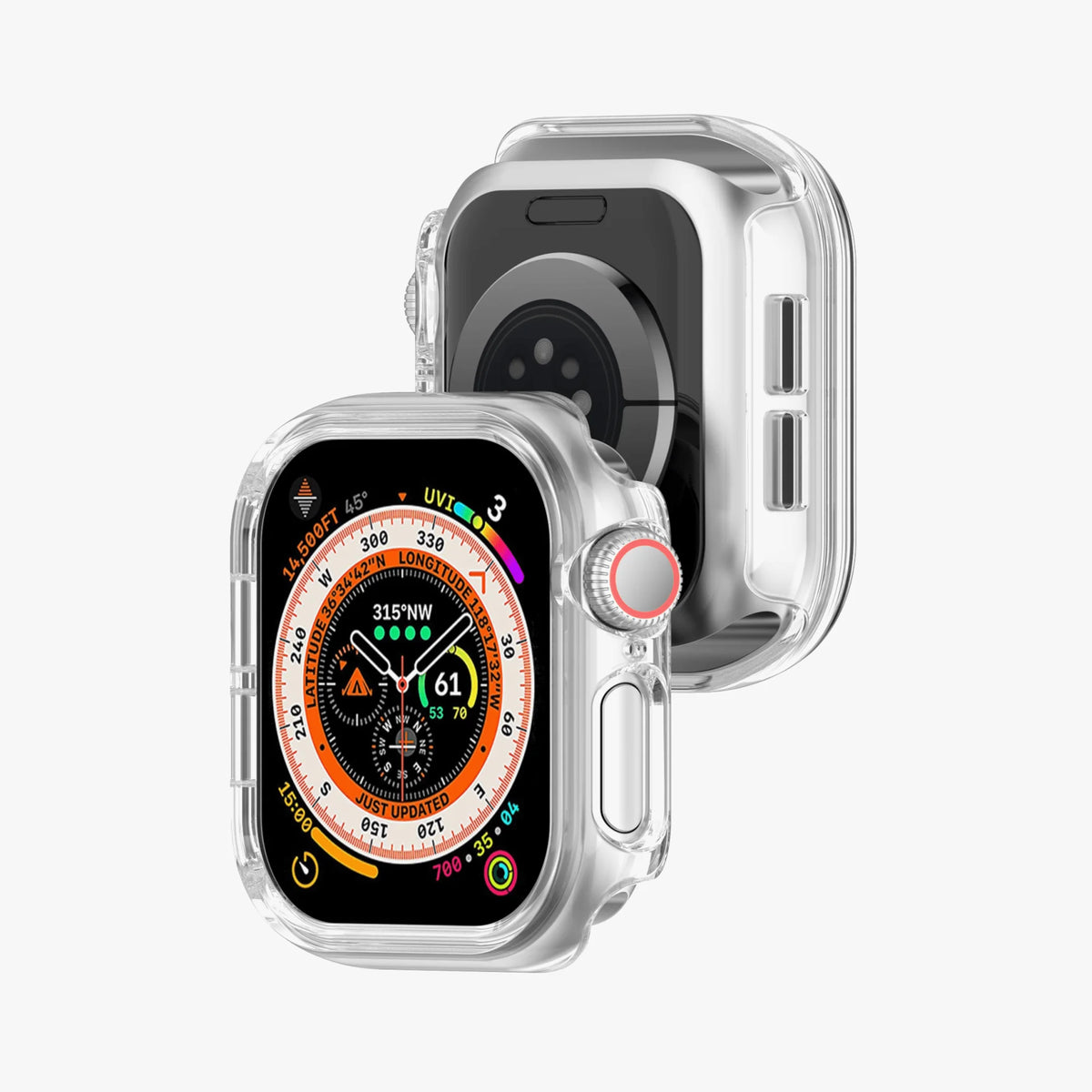 Apple Watch Protective Hard Case - Clear 44 MM