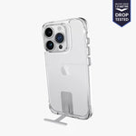 Premium Clear Case with Aluminium Stand iPhone 14 Pro