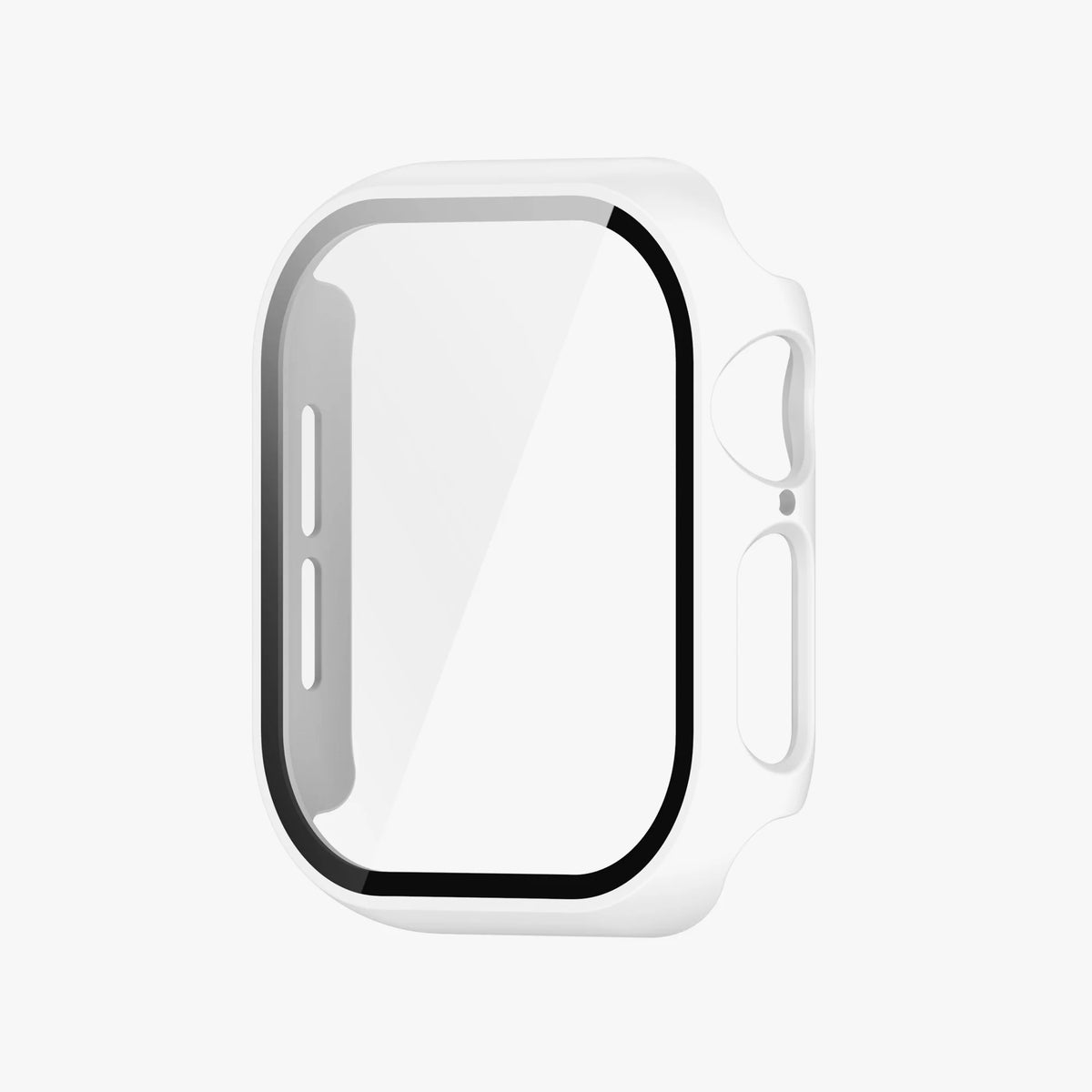 Apple Watch Protective Hard Case with Screen Guard - White 44 MM