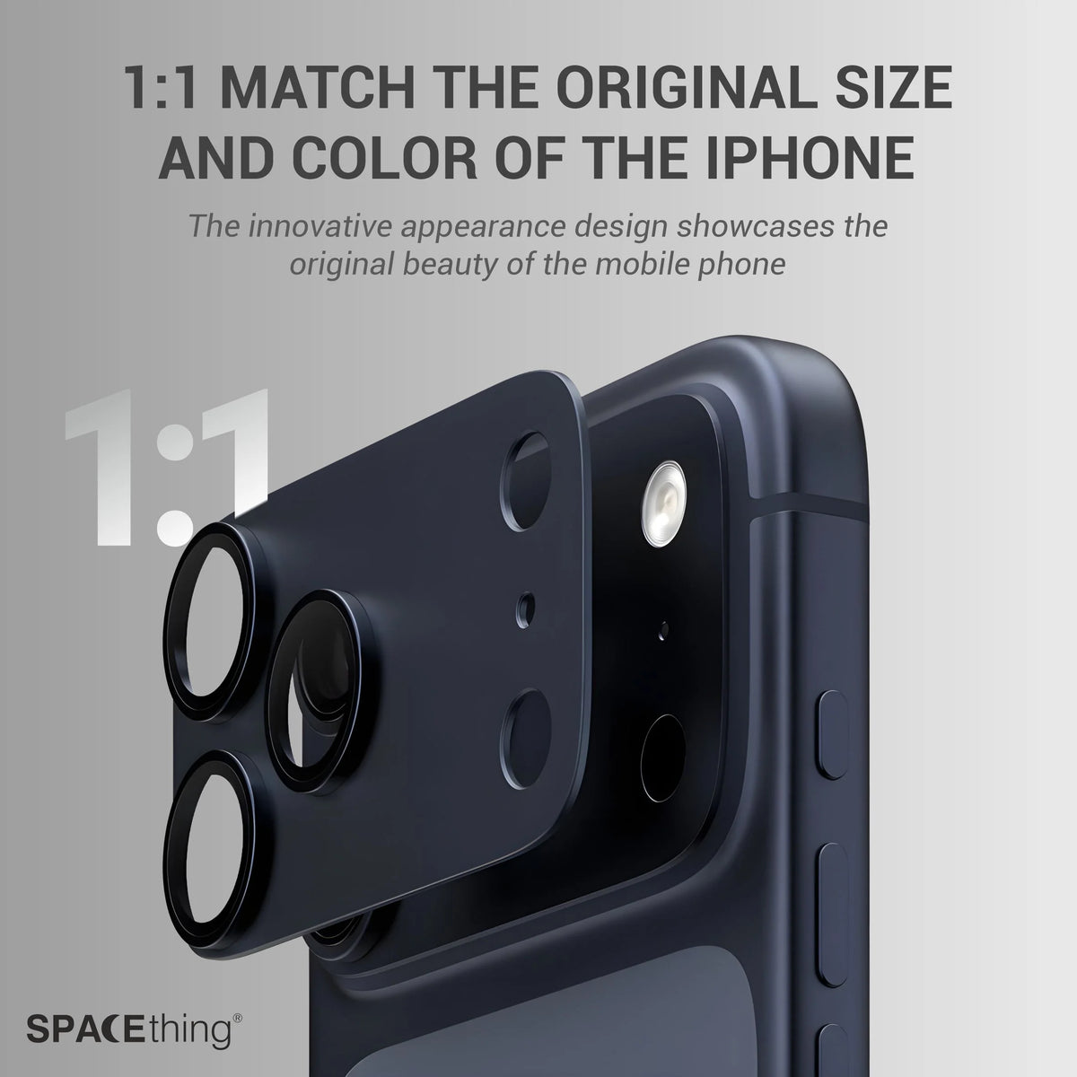 Spacething Titan Metal Scratch Resistant Guard - Silver 17 Pro Max