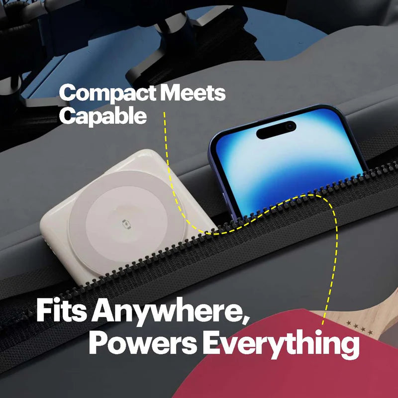 Click Trio 10000mAh Magnetic Wireless Powerbank with Apple Watch Charging