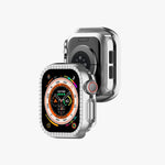 Apple Watch Diamond Plated Protective Hard Case - Silver 40 MM