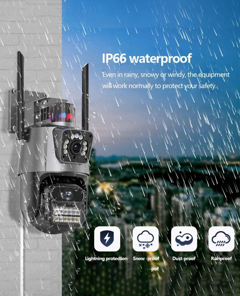 360° Wifi Smart Dual Lens CCTV