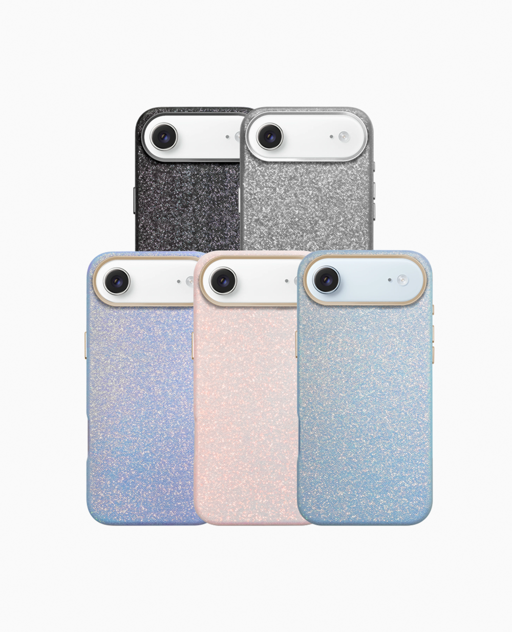 Max-Sparkle Hybrid Cover - Grey iPhone 17 Air