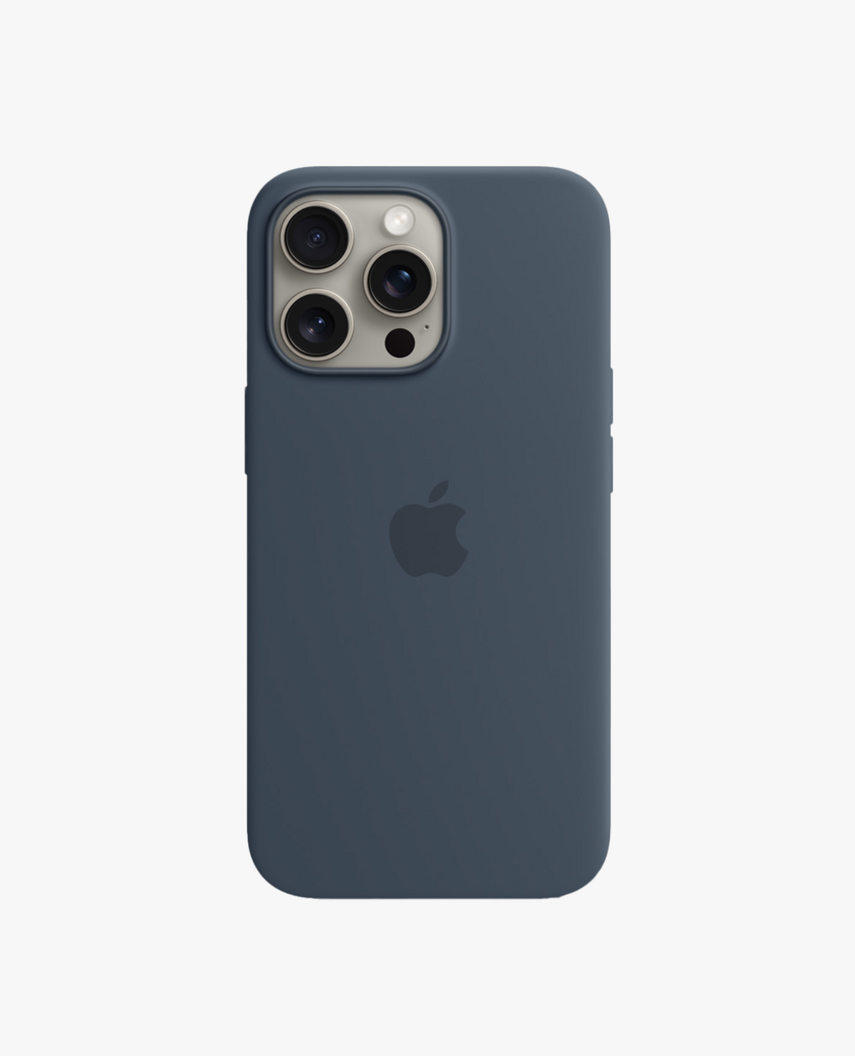 Apple Silicone Case with MagSafe - Storm Blue iPhone 15 Pro