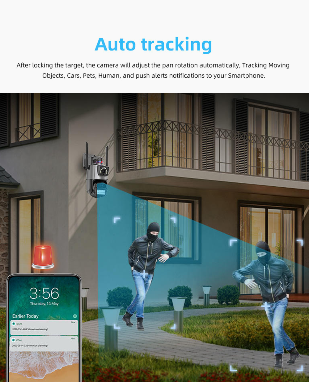 360° Wifi Smart Dual Lens CCTV