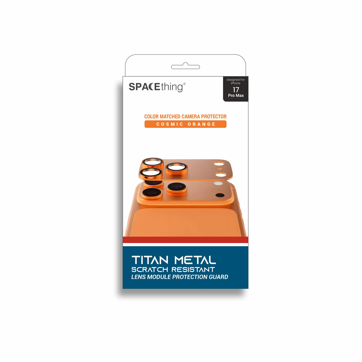Spacething Titan Metal Scratch Resistant Guard - Silver 17 Pro Max