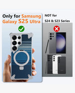 Metal Magsafe Real Aramid Carbon Case - Natural Samsung S25 Ultra