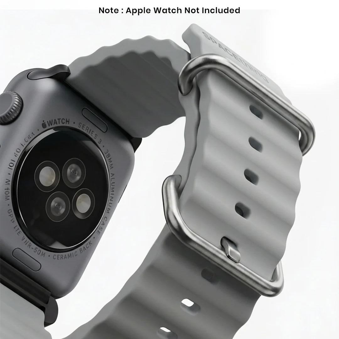 Spacething Ocean Apple Watch Band – 49mm / 45mm Size - Grey