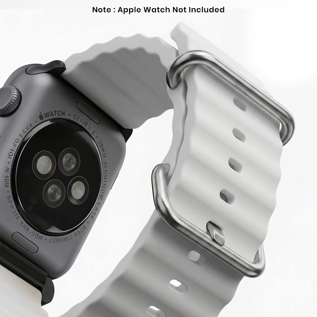 Spacething Ocean Apple Watch Band β 49mm / 45mm Size - White
