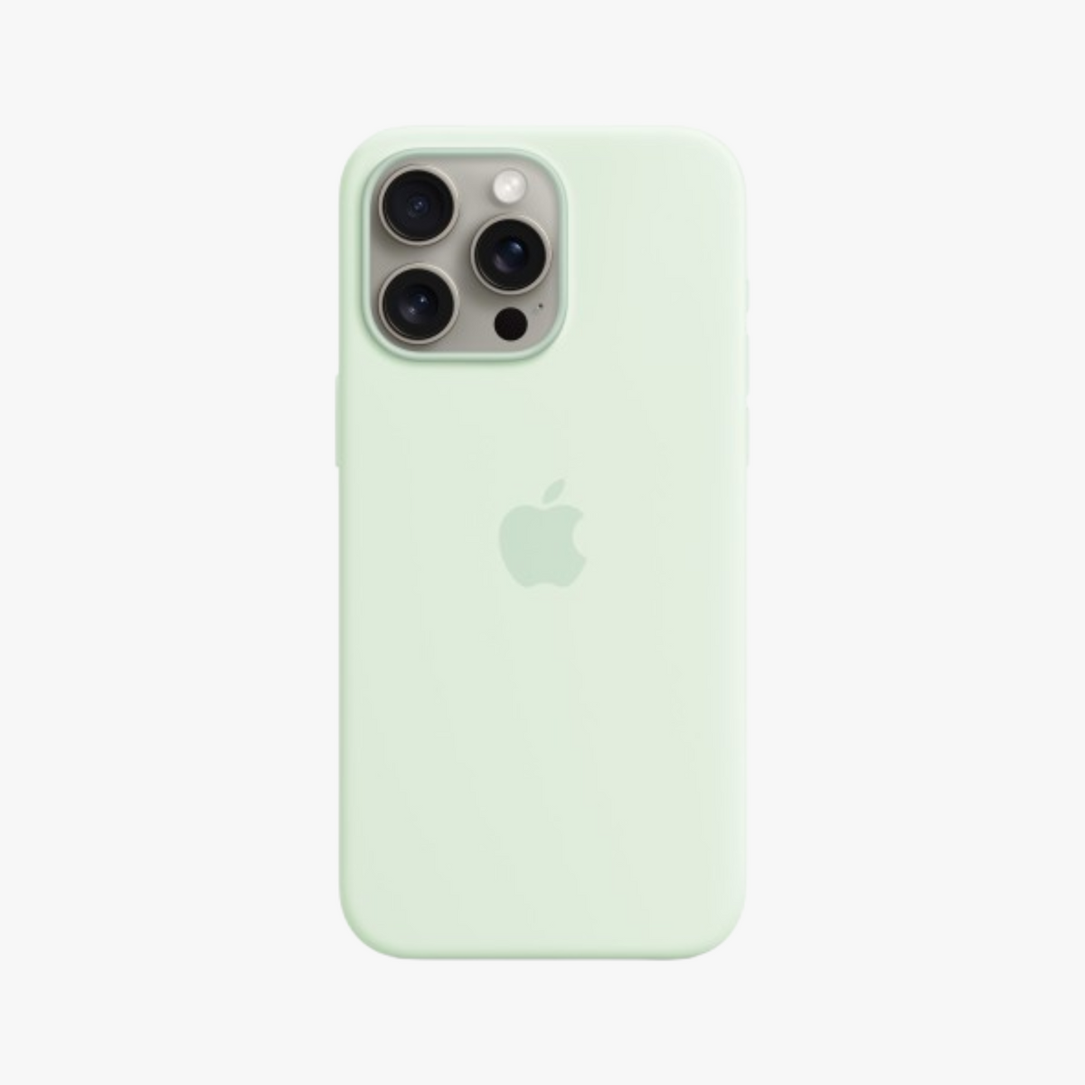 Apple Silicone Case with MagSafe - Soft Mint iPhone 15 Pro Max