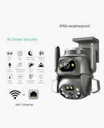 360° Home Security Wi-fi DUAL Smart CCTV Camera