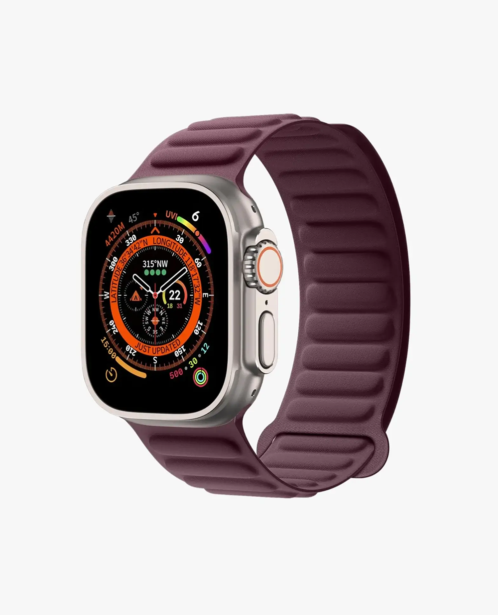 Apple Magnetic Link Woven - Mulberry