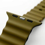 Spacething Ocean Apple Watch Band – 49mm / 45mm Size - Olive Black