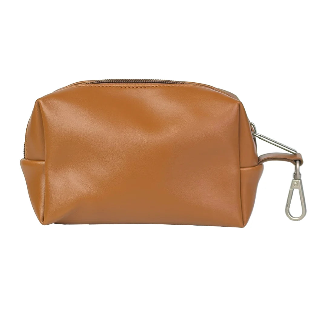 Spacething Helios Leather Laptop Bag With Free Tech Organiser Pouch | 13-14" Inches - Tan Brown