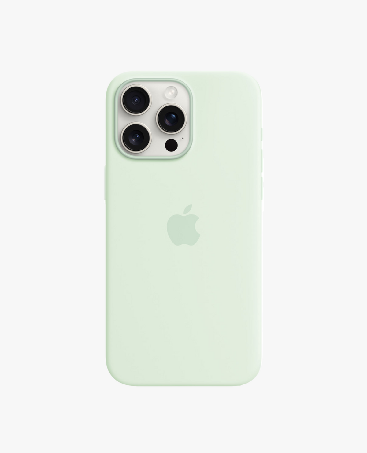 Apple Silicone Case with MagSafe - Soft Mint iPhone 15 Pro Max