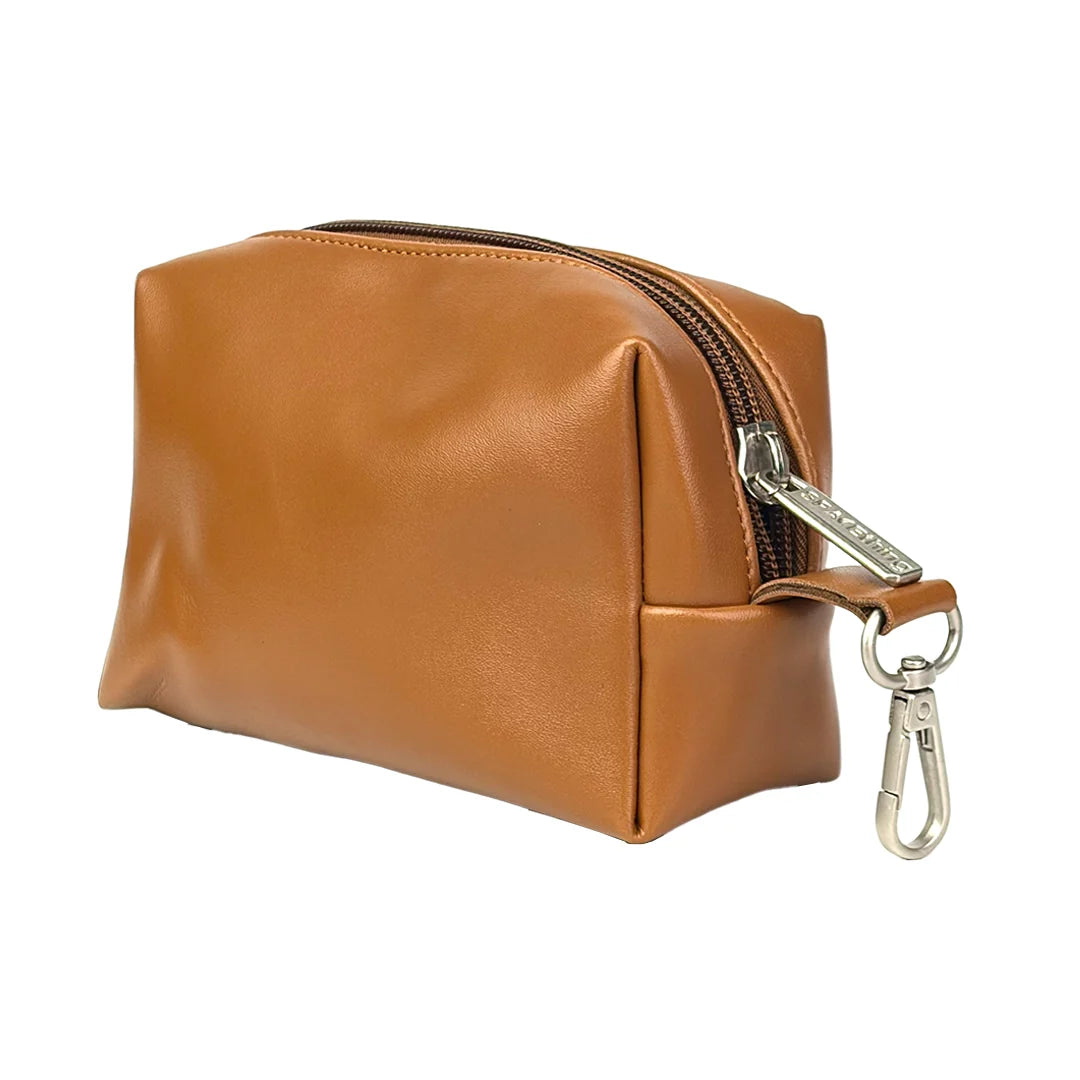 Spacething Helios Leather Laptop Bag With Free Tech Organiser Pouch | 13-14" Inches - Tan Brown