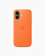 Apple Silicone Case with MagSafe iPhone 17 Orange