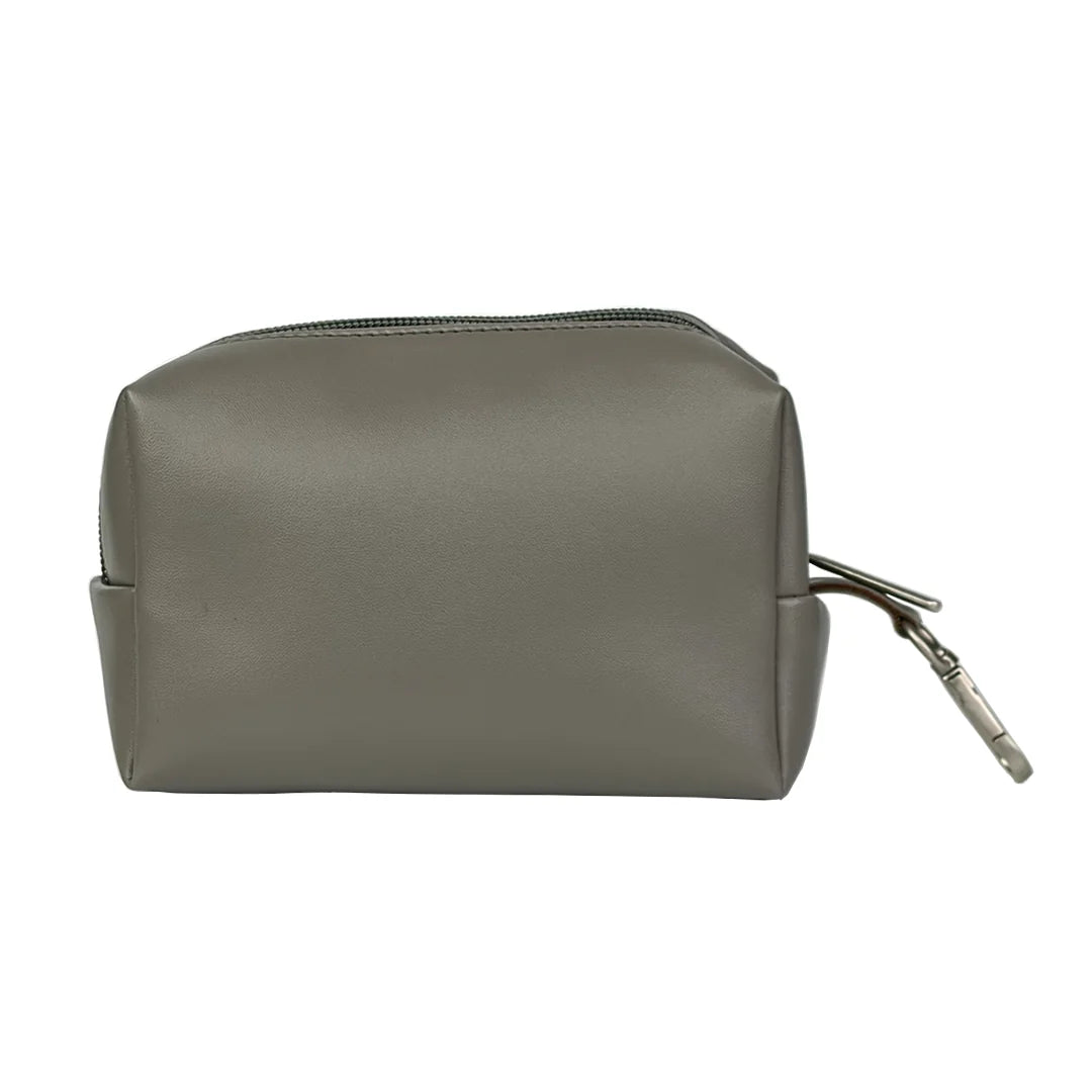 Spacething Helios Leather Laptop Bag With Free Tech Organiser Pouch | 13-14" Inches - Grey
