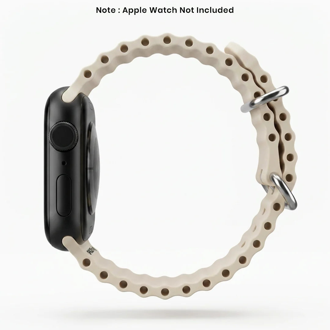 Spacething Ocean Apple Watch Band β 49mm / 45mm Size - White