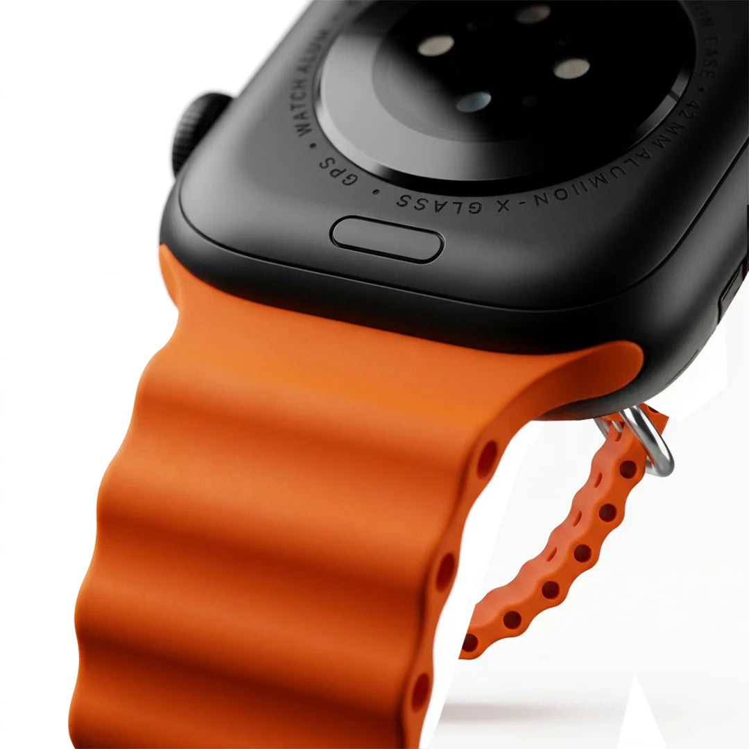 Spacething Ocean Apple Watch Band – 49mm / 45mm Size - Orange
