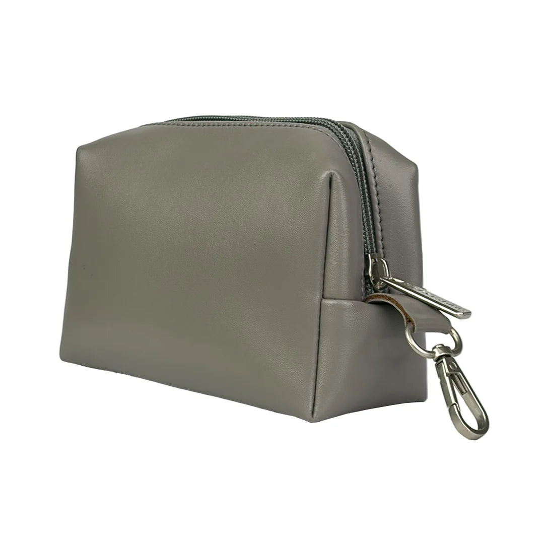 Spacething Helios Leather Laptop Bag With Free Tech Organiser Pouch | 13-14" Inches - Grey