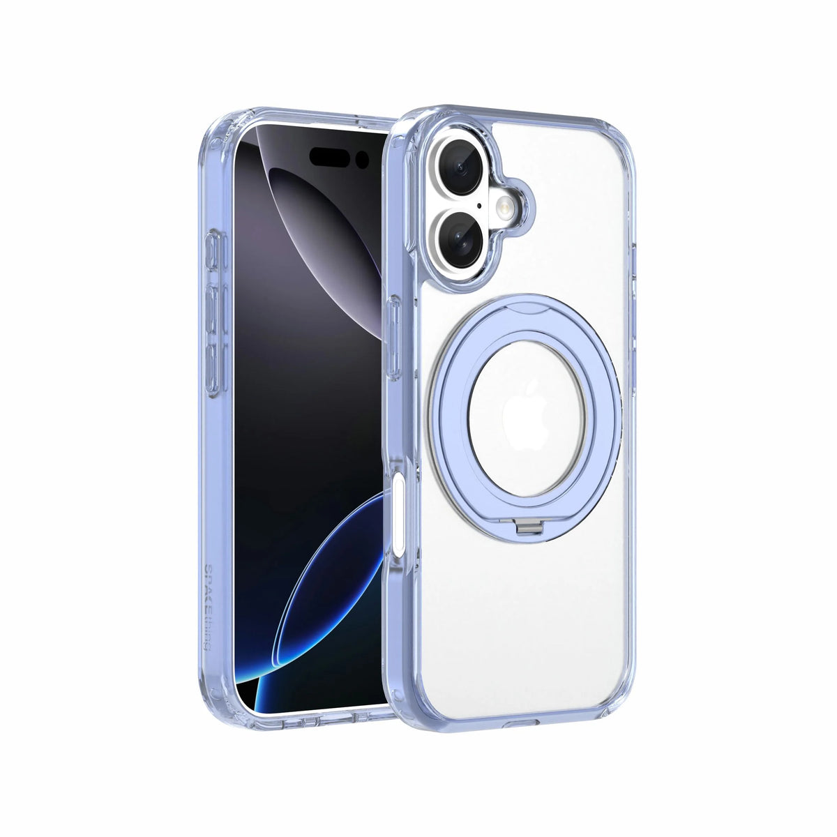 Spacething Marsix 360° Stand Case for iPhone 17 - Blue