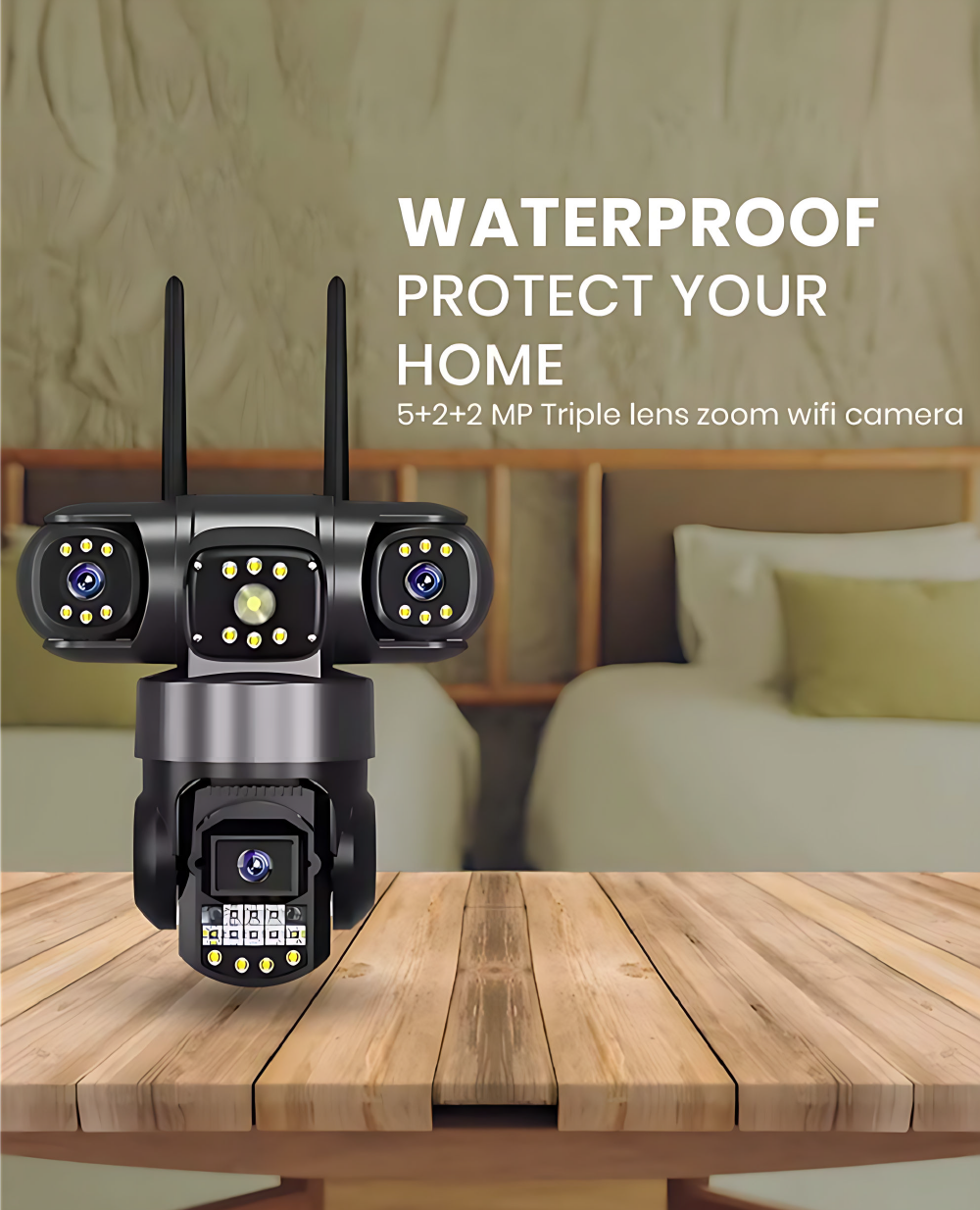 360° 4G Smart Triple Lens CCTV