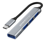Spacething Linker 4-in-1 USB-C Hub – Grey
