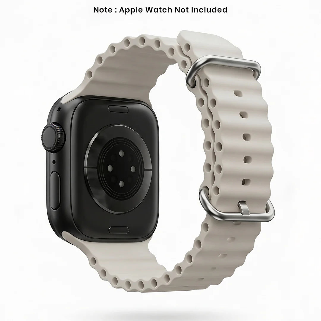Spacething Ocean Apple Watch Band β 49mm / 45mm Size - White