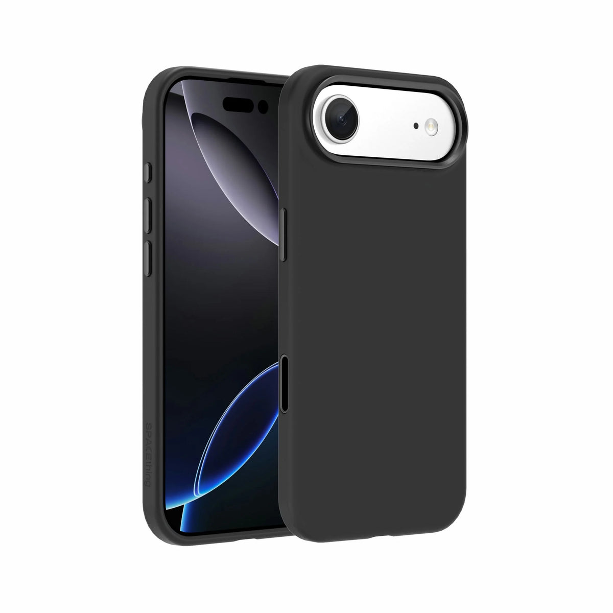 Spacething Smoothie Silicone Case for iPhone 17 Air - Black