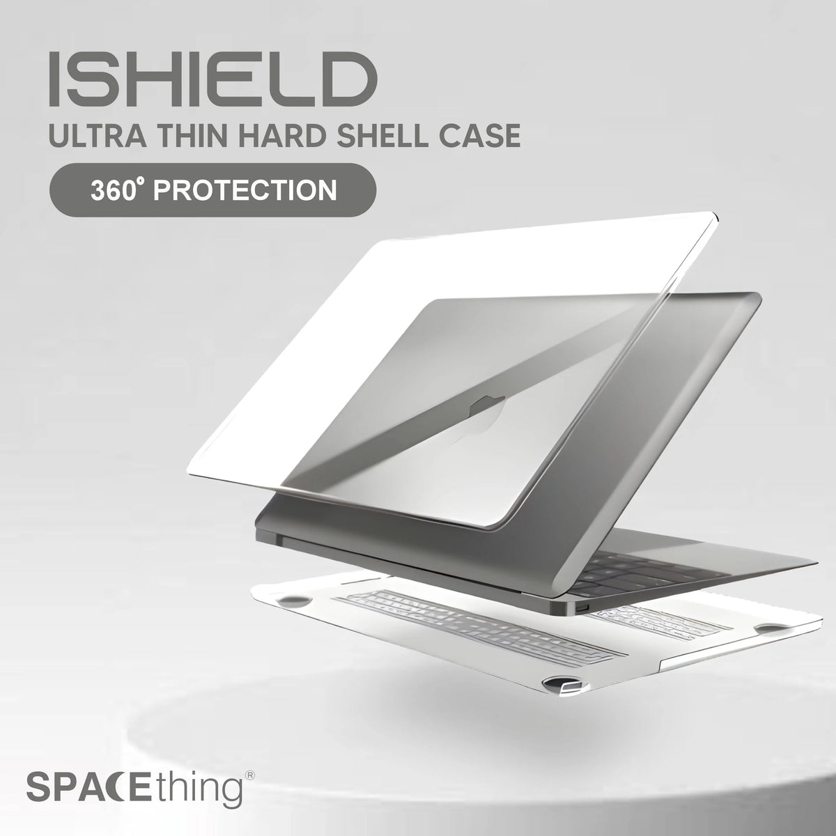 Spacething iShield MacBook Case | MacBook Air 13 M4 - Clear