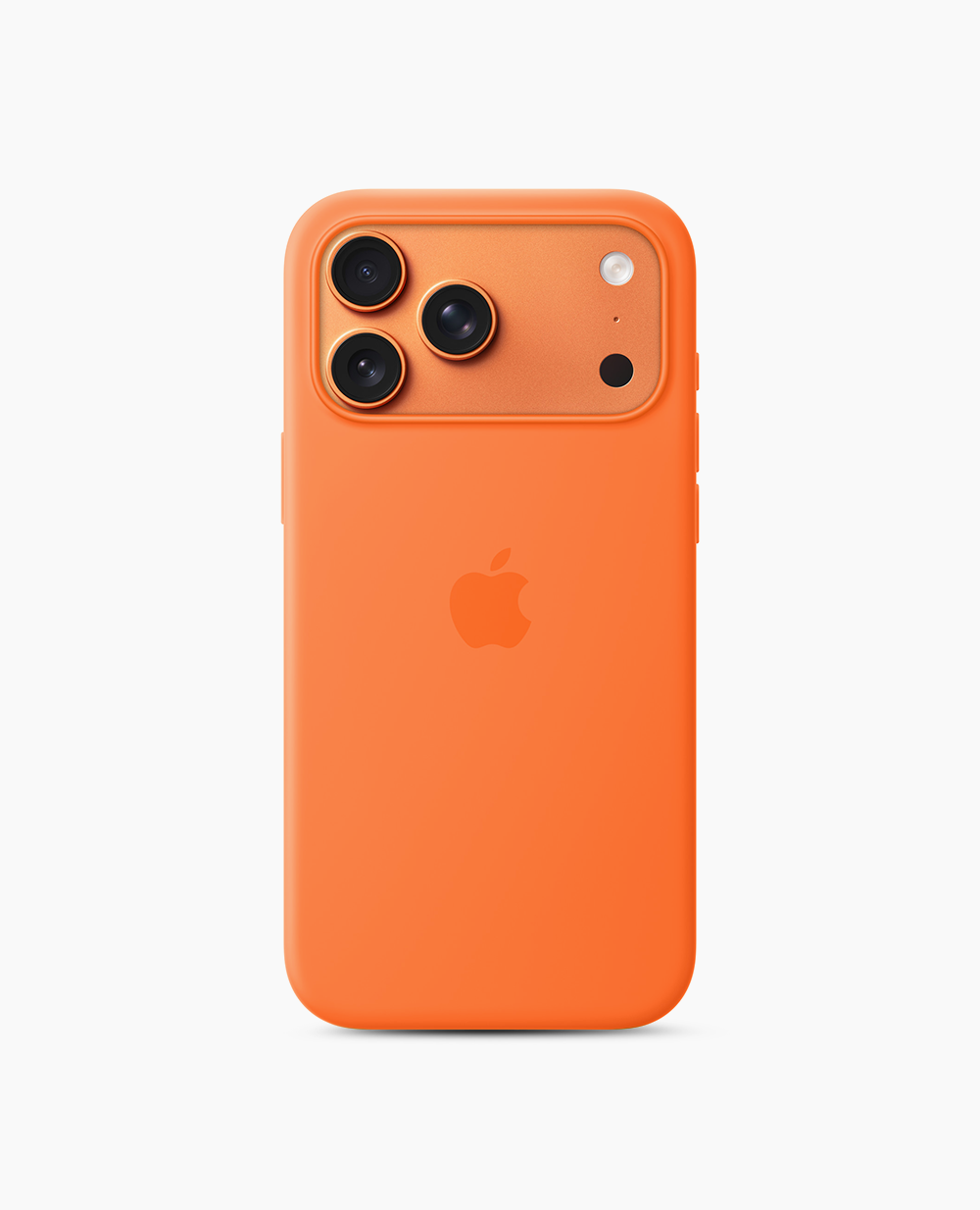 Apple Silicone Case with MagSafe iPhone 17 Orange