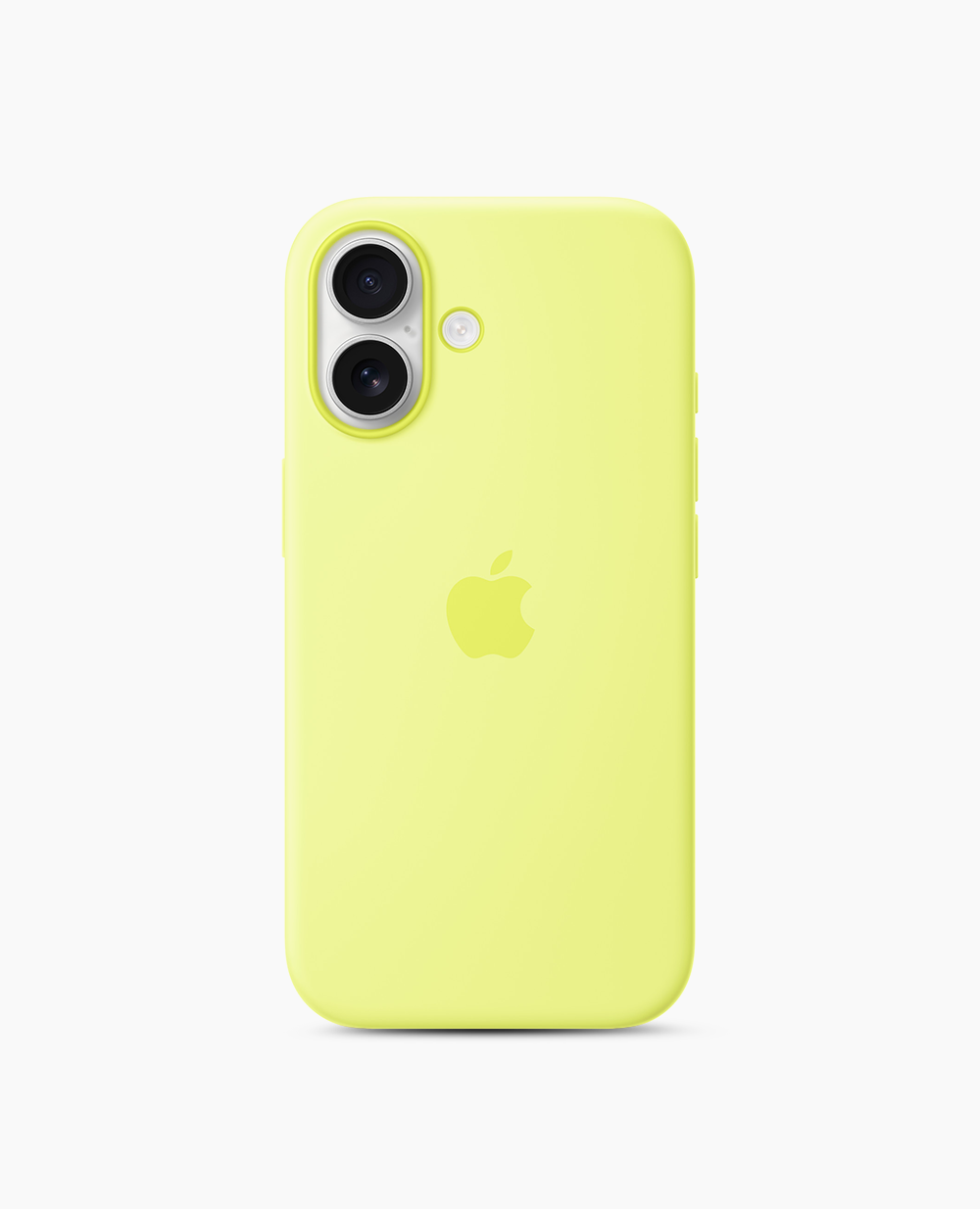 Apple Silicone Case with MagSafe - Neon Yellow iPhone 17