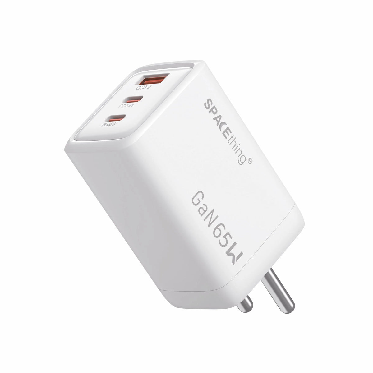 Spacething Prime GaN 65W 2C1A Fast Charger - White