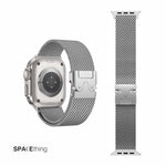 Spacething Milanese Loop Watch Strap | 49/46/45mm Silver