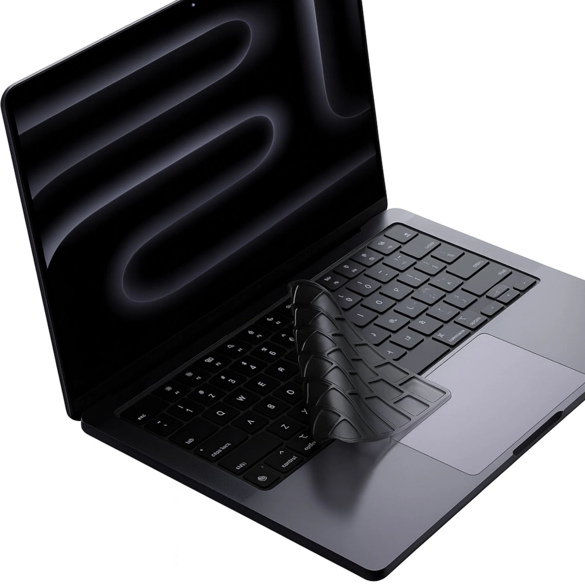 Spacething MacBook KeyGuard Macbook Air 13 M4 - Black