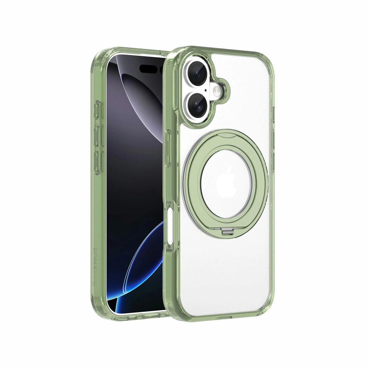 Spacething Marsix 360° Stand Case for iPhone 17- Green