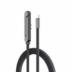 Spacething Titanlink Type c to c Cable With i phone Stand - Black