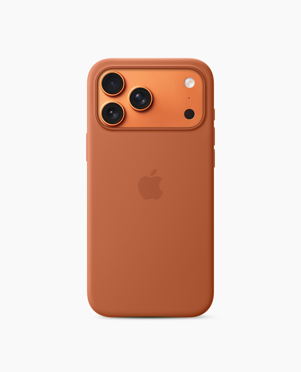 Apple Silicone Case with MagSafe iPhone 17 Terra Cotta