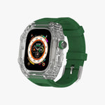 Luxury Richard Transparent Case - Green 45 MM
