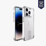 Premium Clear Case with Aluminium Stand iPhone 14 Pro