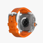 Luxury Richard Transparent Case - Orange 45 MM