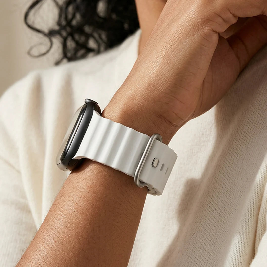 Spacething Ocean Apple Watch Band β 49mm / 45mm Size - White