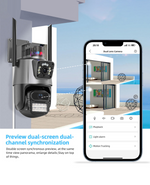 360° Wifi Smart Dual Lens CCTV