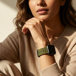 Spacething Ocean Apple Watch Band – 49mm / 45mm Size - Olive Black