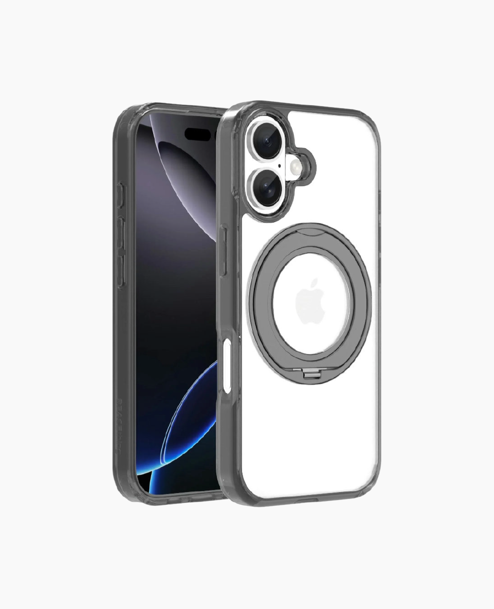 Spacething Marsix 360° Stand Case for iPhone 17 - Black