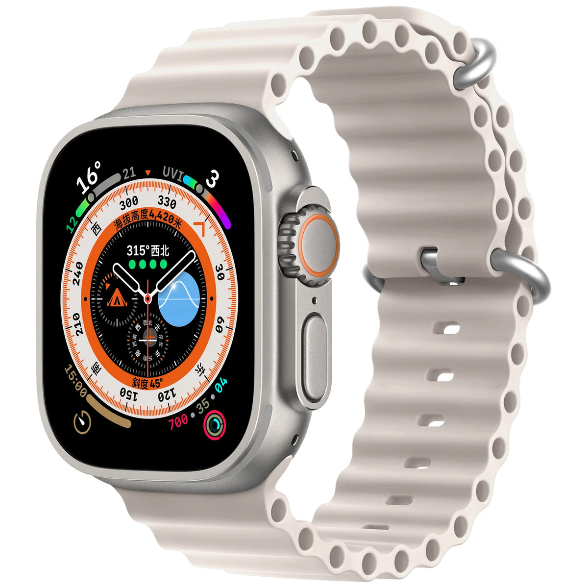 Spacething Ocean Apple Watch Band - 49mm / 45mm Size - Starlight